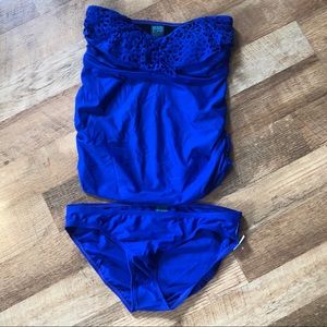 NWT BEACH BUMP 2 piece Maternity Swimsuit